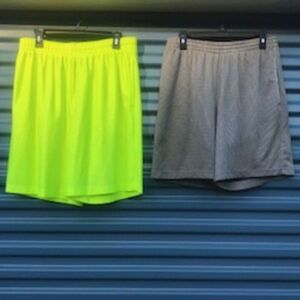 Athletic Shorts . Size: Medium {32-34} . Starter ...... {2} Pair Bundle
